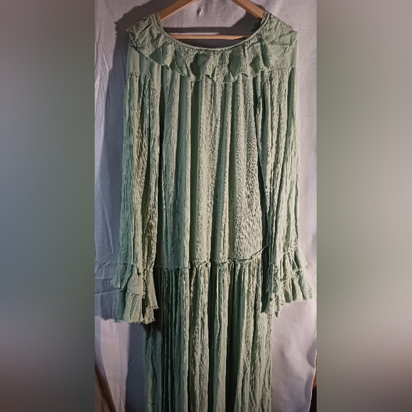 FREE PEOPLE SWEET DARLIN Maxi Dress Womens Size Small SEE MEASUREMENTS - Picture 7 of 11